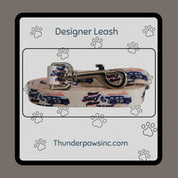 Designer Dog Leash / Lead, 60inches by 3/4 inches