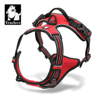 Padded reflective dog harness
