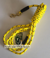 Snap Rope Leash, 15 Feet Long