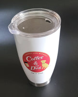 Tumbler Cup 12 Ounce "I Cannot Live Without Coffee and My Dog"