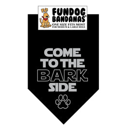 Bandana for Dogs "Come to the Bark Side"