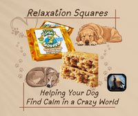 Canine Relaxation Square, Caming Treat,  Peanut Butter Flavor