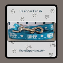 Designer Dog Leash / Lead, 60inches by 3/4 inches