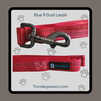 Reflective Dual Control Dog Leash by Blue9 Pet Medium/Large