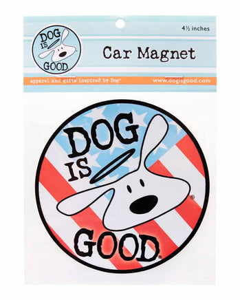 Car Magnet that says Dog is Good