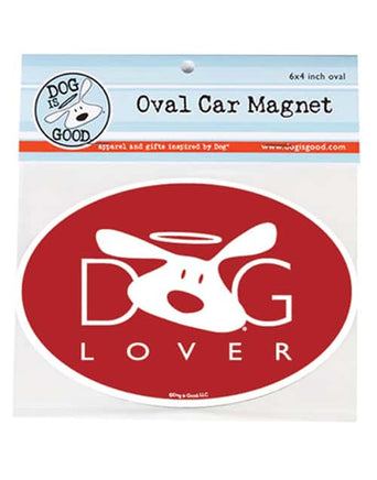 Car Magnet that says Dog Lover