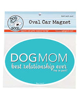 Car Magnet that says Dog Mom