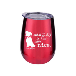 10 oz Tumbler Cup with Lid Naughty is the New Nice.