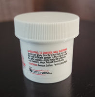 Nail safe styptic powder
