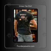Tee-Shirt Unisex, Black, Whiskey And My Dog