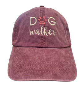 Hat, Baseball Cap Rose 'Dog Walker'
