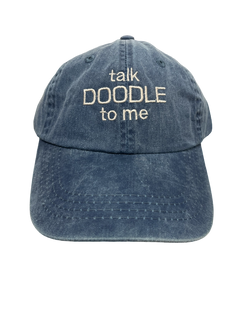 Baseball cap hat Talk doodle to me