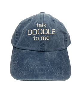 Baseball cap hat Talk doodle to me