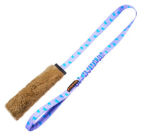 Rabbit Skin Squeaker Bungee Chaser Tug Toy
