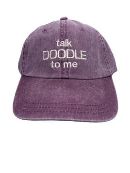 Baseball cap hat Talk doodle to me