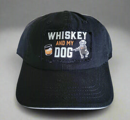 Black ball cap whiskey and my Dog