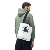 Canvas Tote Bag for Dog People "Together We Can Handle Anything"
