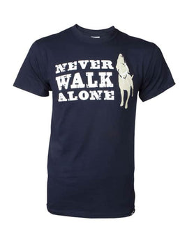 T-Shirt Unisex, Blue, Never Walk Alone