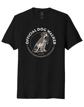 Tee-Shirt Unisex, Black, Offical Dog Walker